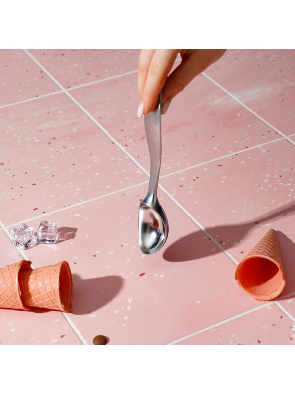 Ложка для мороженого Magistro Volt, 17,3×4,2×2,3 см, нержавеющая сталь, цвет серебряный