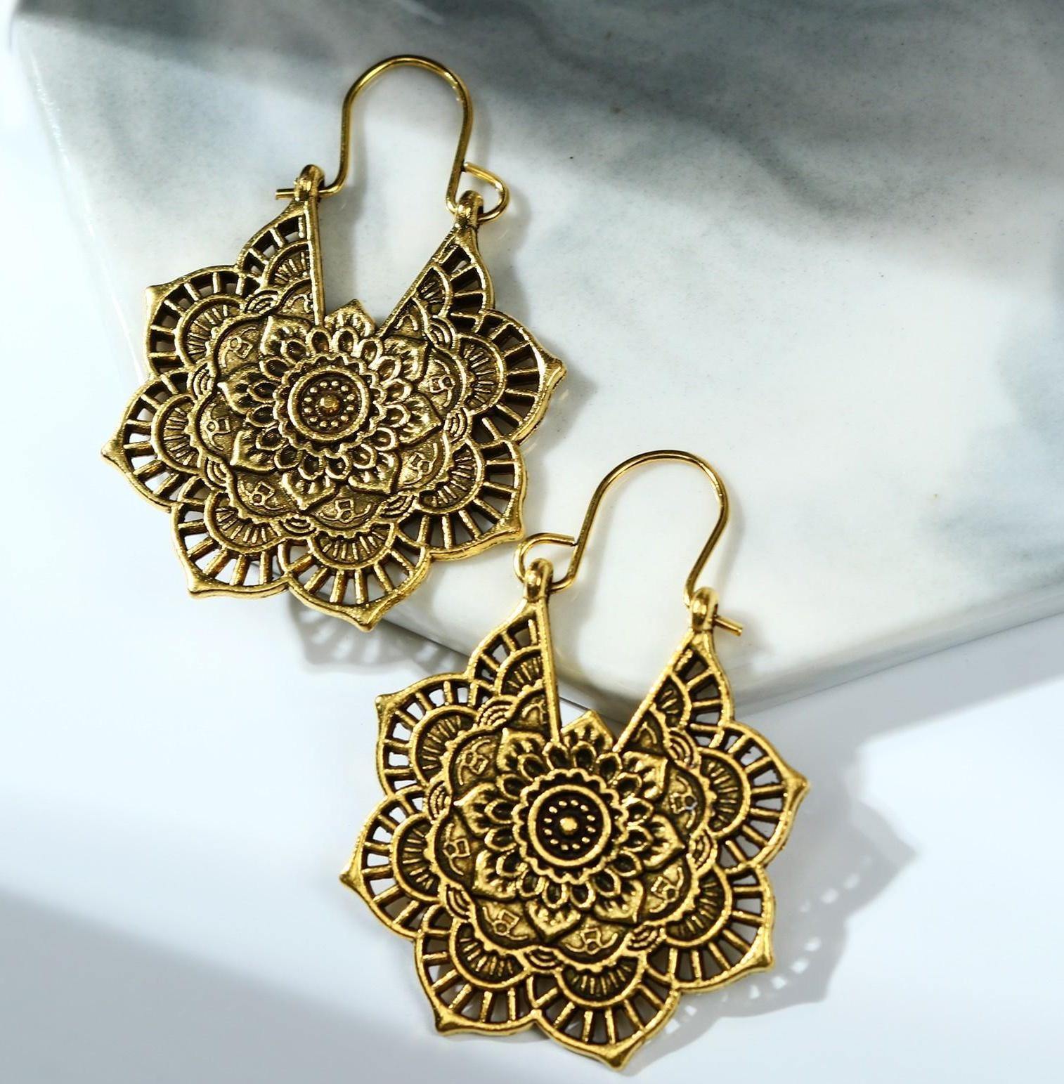 Серьги металл 