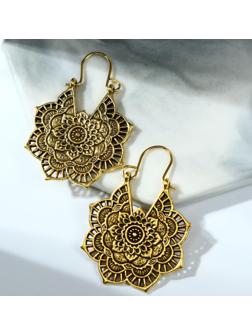 Серьги металл 