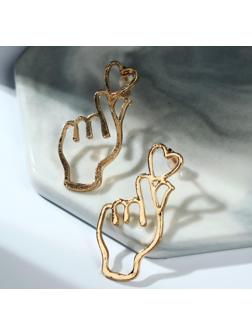 Серьги металл 