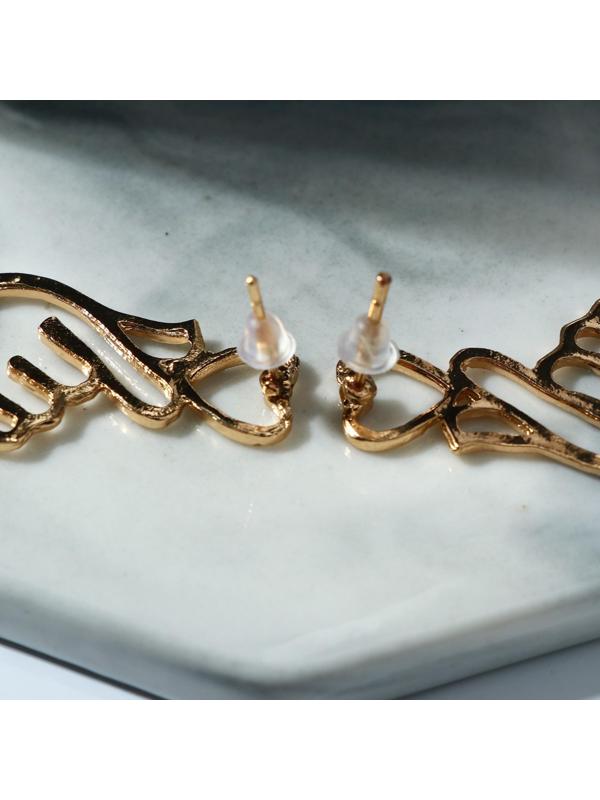 Серьги металл 