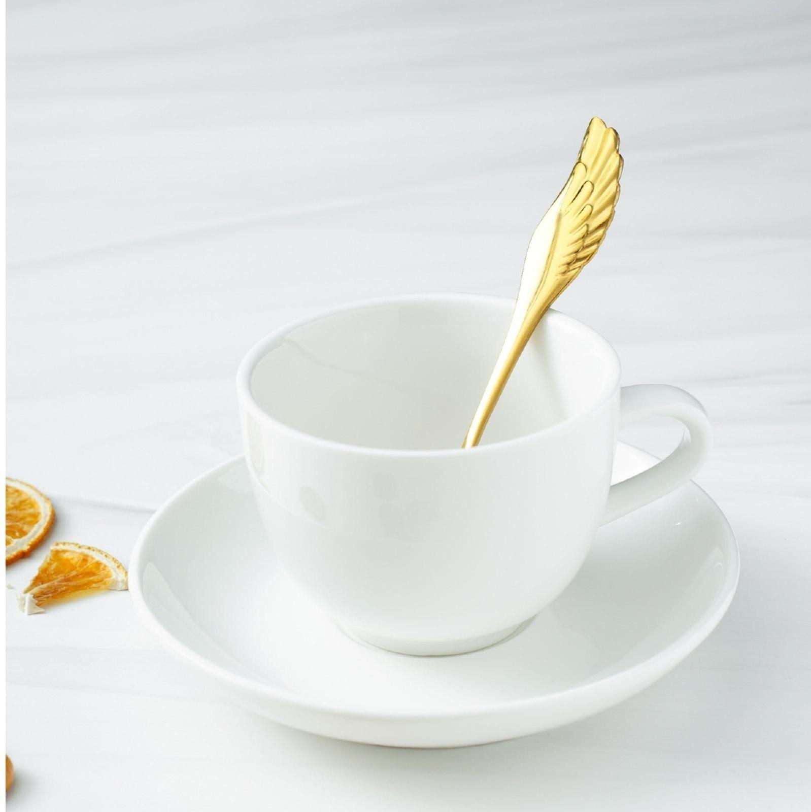 Ложка чайная из нержавеющей стали Magistro Wings, h=14 см, цвет золотой