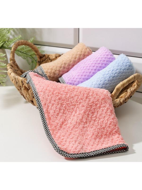 Салфетка микрофибра Доляна «Уют», 25×25 см, цвет МИКС