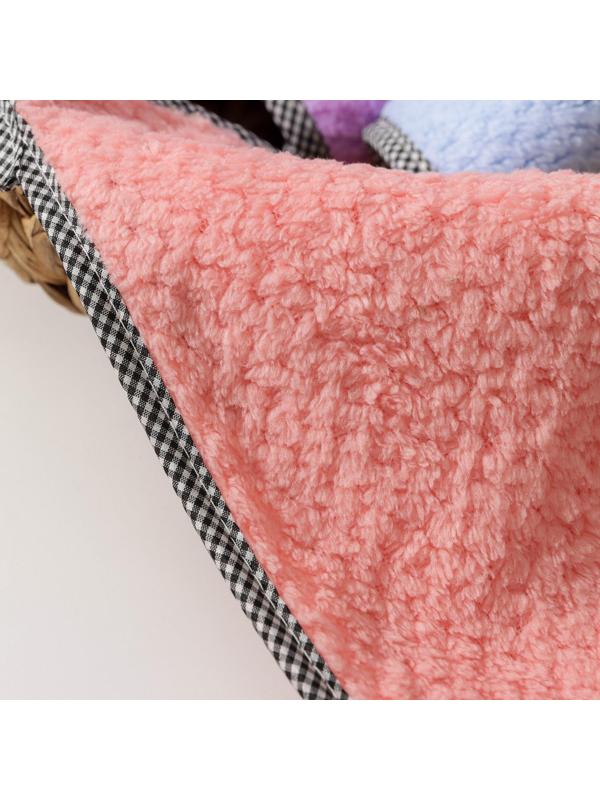 Салфетка микрофибра Доляна «Уют», 25×25 см, цвет МИКС