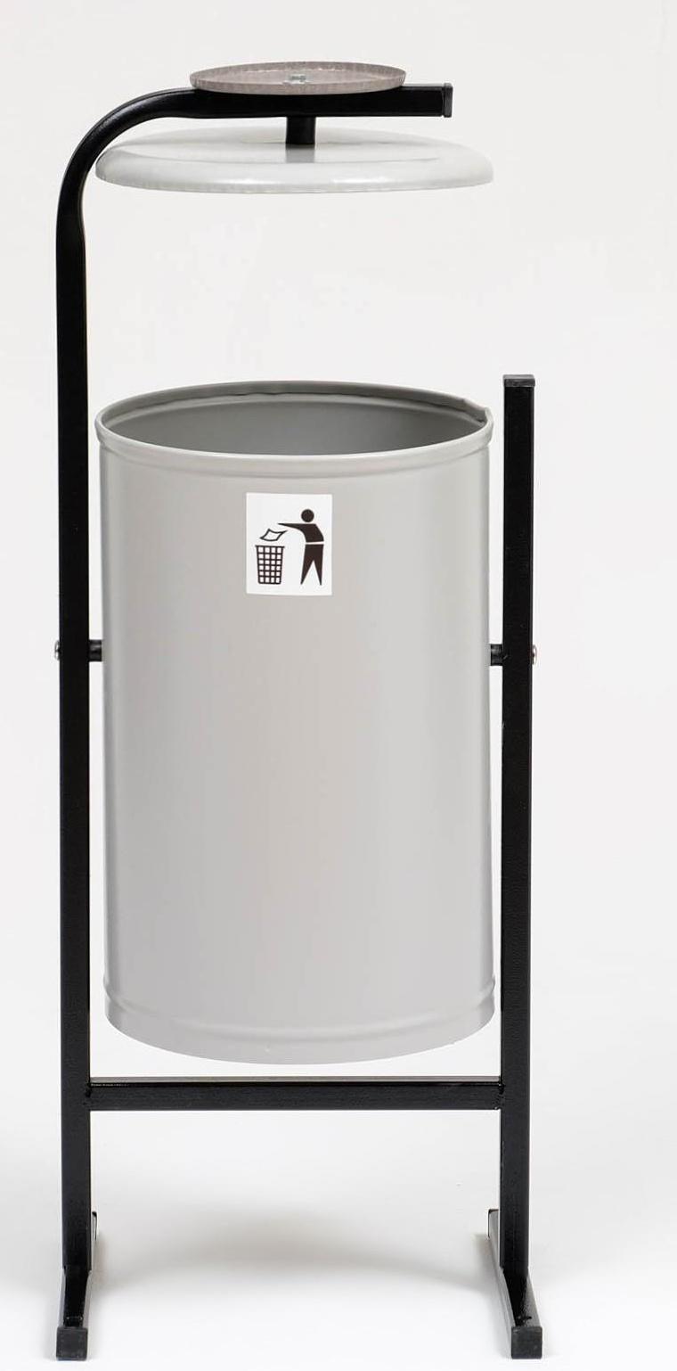 Урна уличная «Космос» серая, 21 л