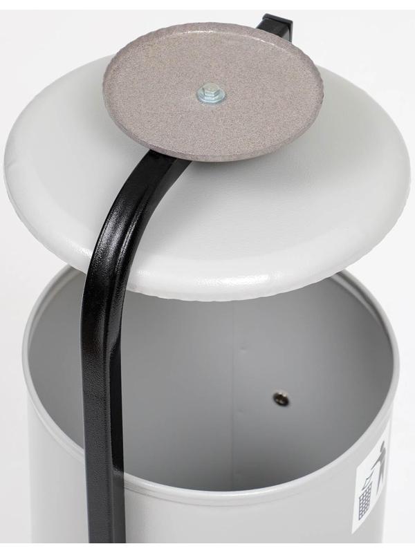 Урна уличная «Космос» серая, 21 л