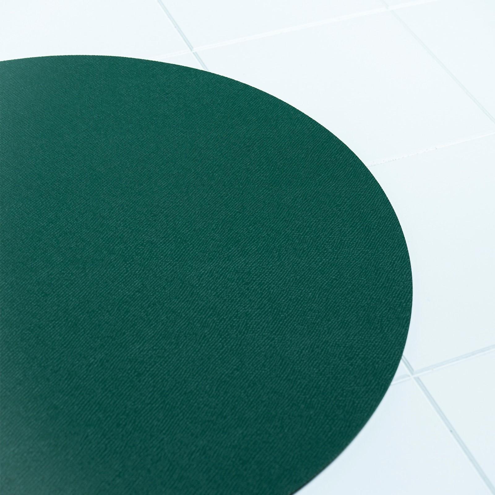 Салфетка сервировочная на стол «Тэм», d=35 см, цвет зелёный