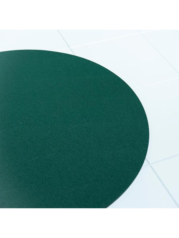 Салфетка сервировочная на стол «Тэм», d=35 см, цвет зелёный