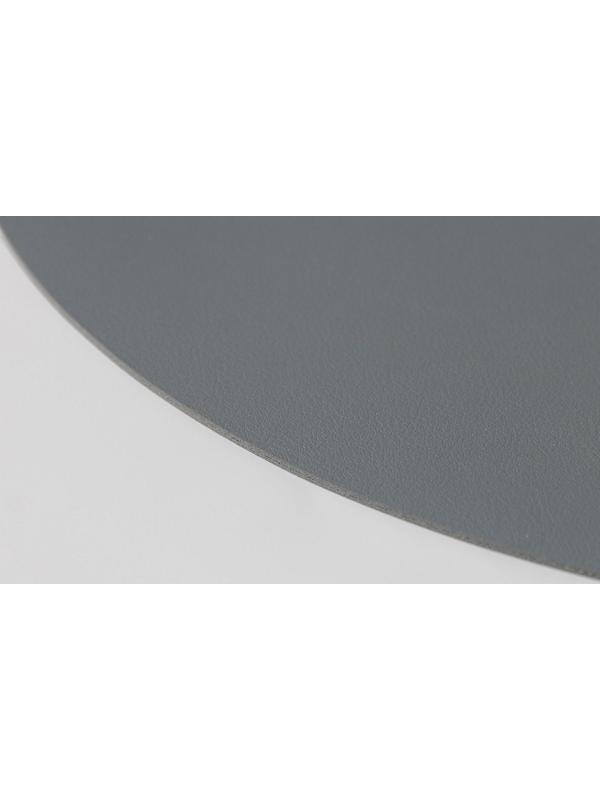 Салфетка сервировочная на стол «Тэм», d=35 см, цвет тёмно-серый