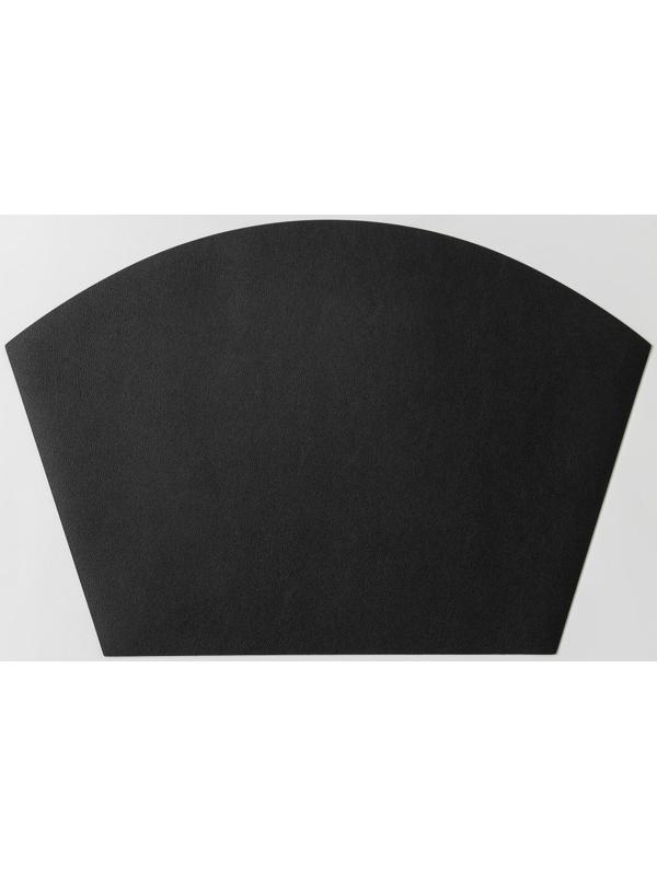 Салфетка сервировочная на стол «Тэм», 30×44 см, цвет чёрный