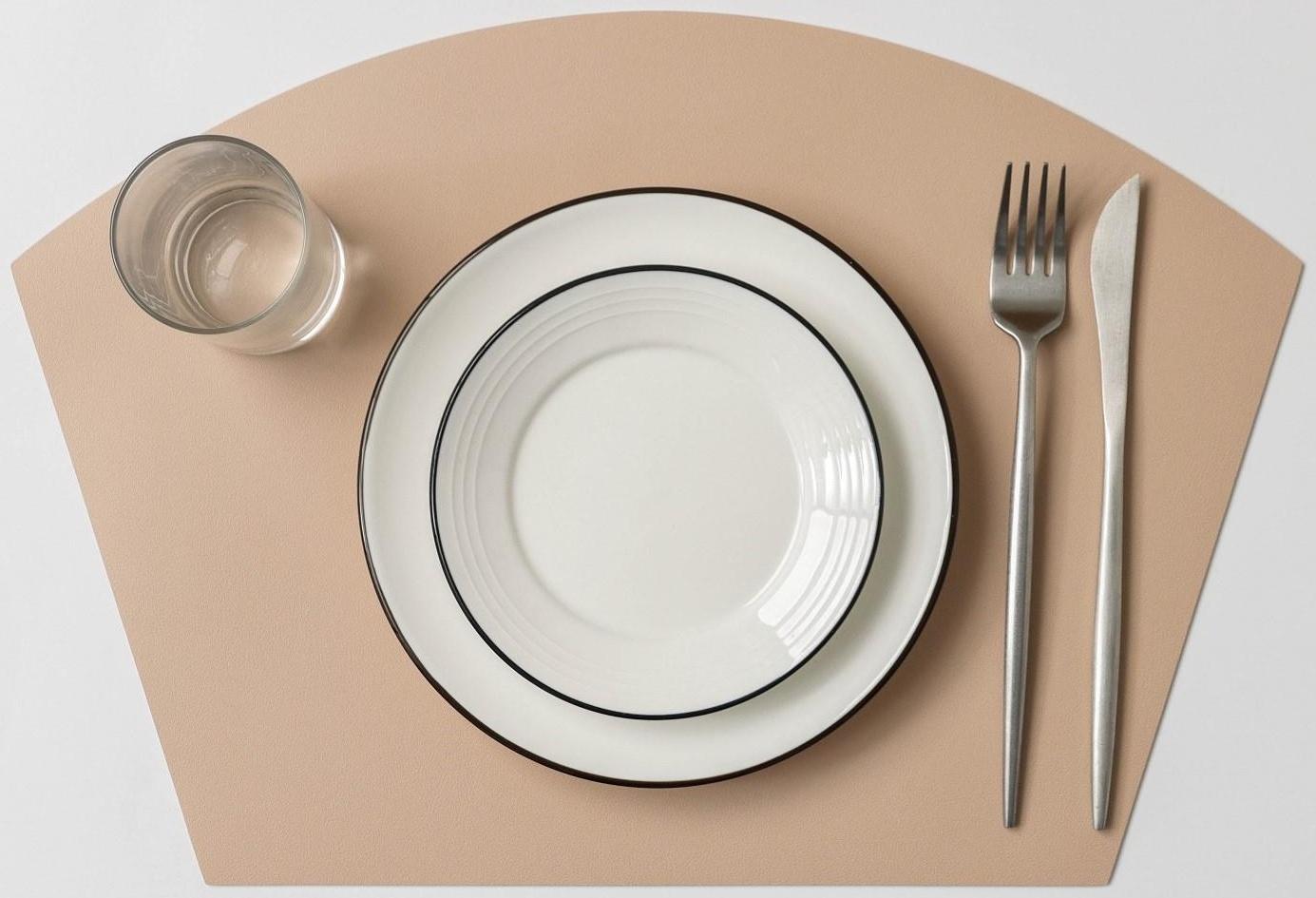 Салфетка сервировочная на стол «Тэм», 30×44 см, цвет персиковый