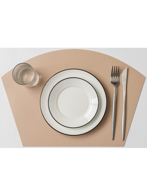 Салфетка сервировочная на стол «Тэм», 30×44 см, цвет персиковый