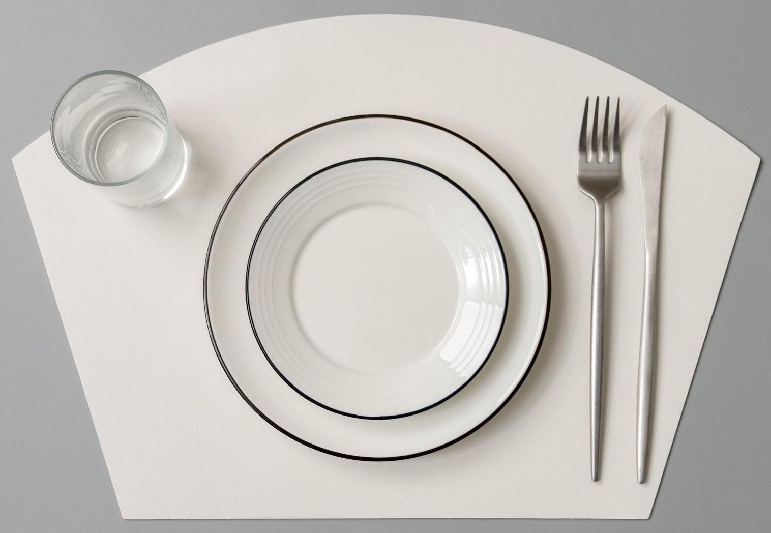 Салфетка сервировочная на стол «Тэм», 30×44 см, цвет белый