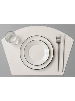 Салфетка сервировочная на стол «Тэм», 30×44 см, цвет белый