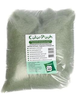 Наполнитель Синтепух 100 гр. (Зеленый ColorPooh)
