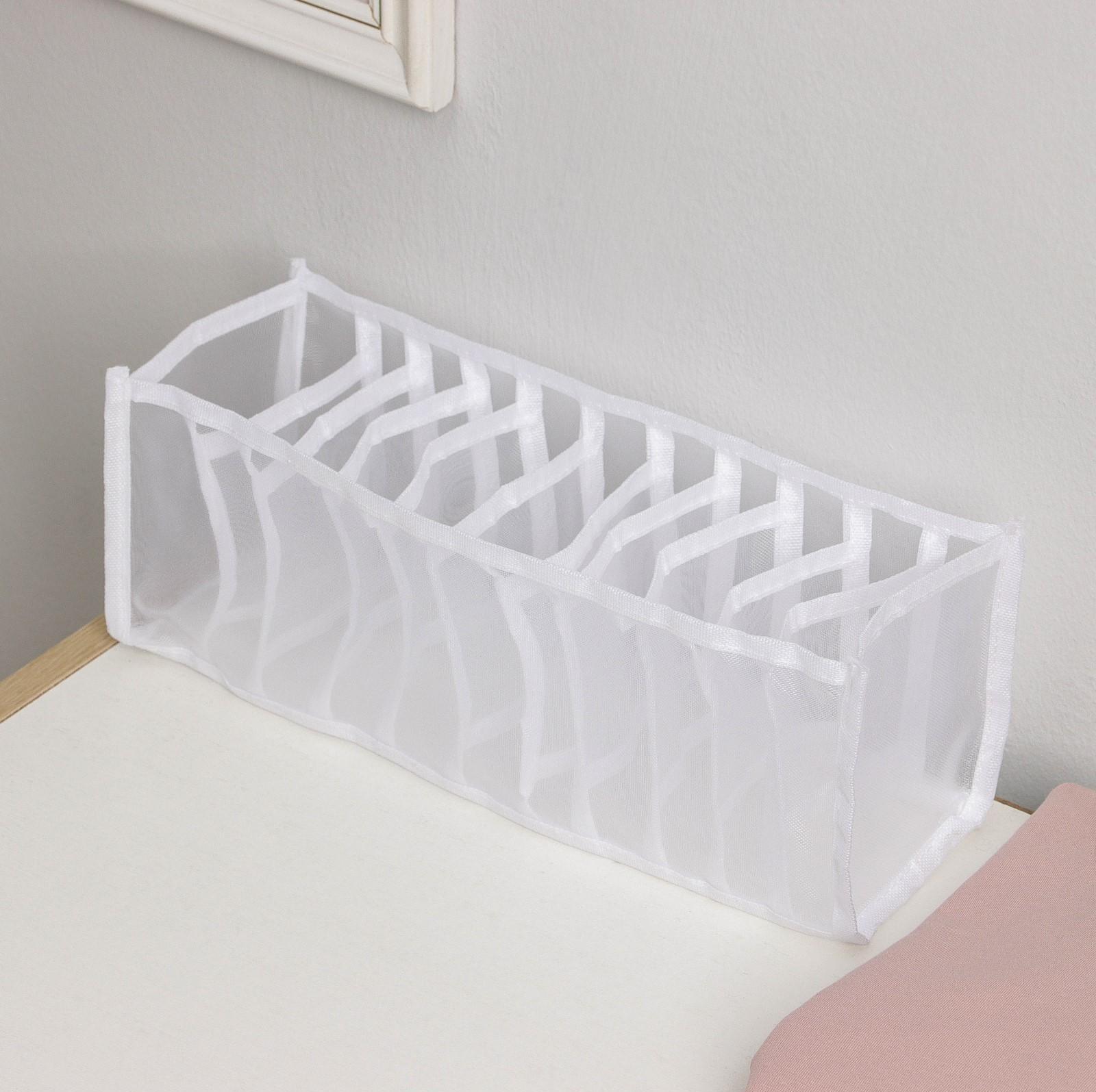 Органайзер для хранения белья «Пыльца», 11 отделений, 32×10×12 см, цвет белый