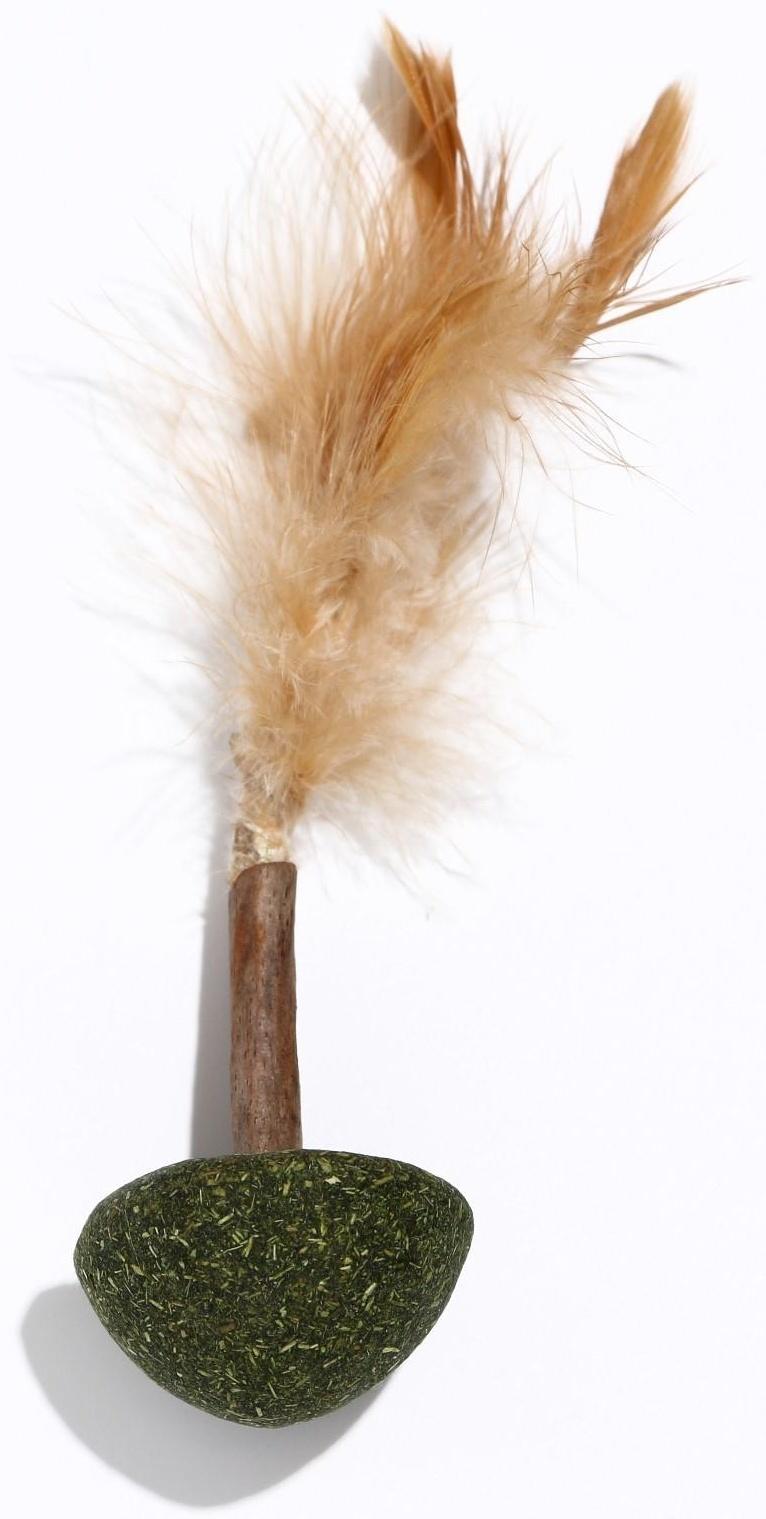 Игрушка-неваляшка для кошек из прессованной кошачьей мяты и мататаби, 6 см