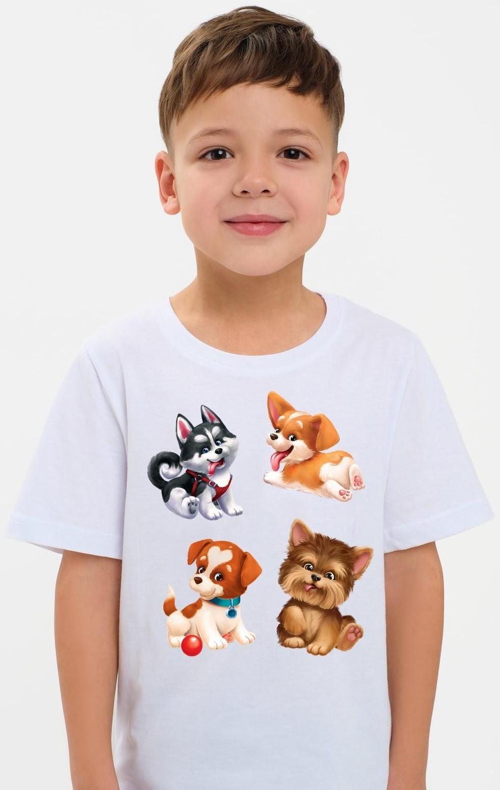 Термотрансфер «Забавные щенята», 19,5 × 21 см, 4 дизайна