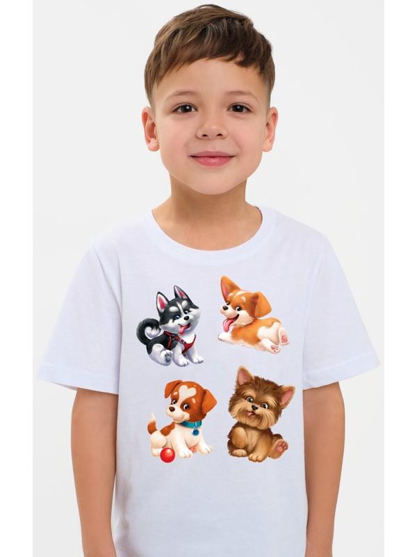 Термотрансфер «Забавные щенята», 19,5 × 21 см, 4 дизайна