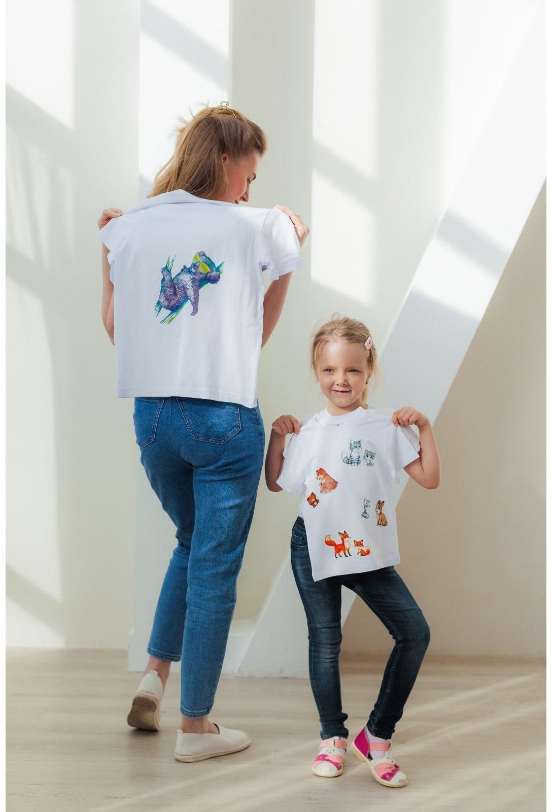 Термотрансфер «Мамы с малышами», 19,5 × 21 см, 4 дизайна