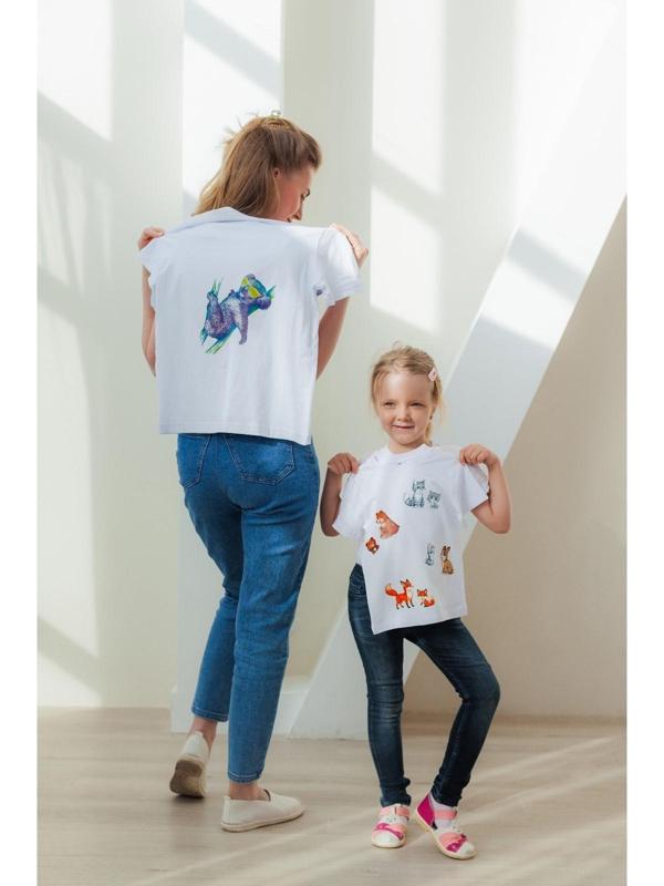 Термотрансфер «Мамы с малышами», 19,5 × 21 см, 4 дизайна