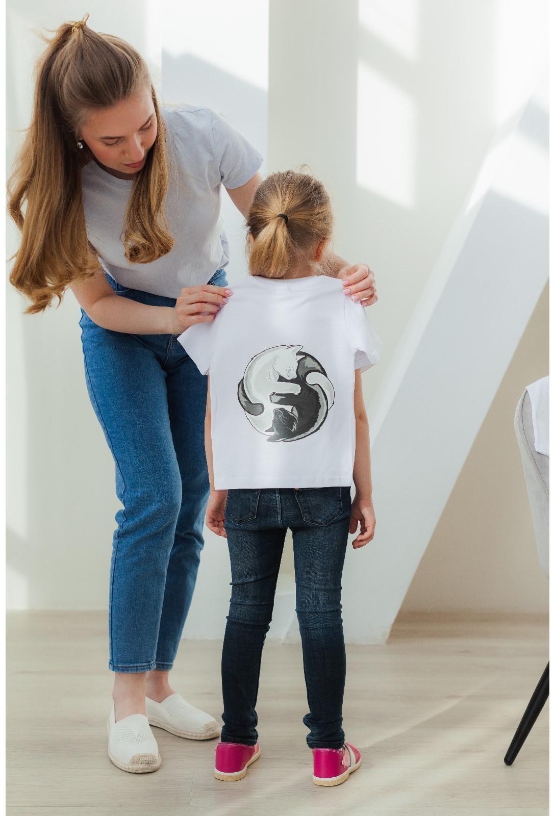 Термотрансфер «Коты Инь-Ян», 18,6 × 18 см