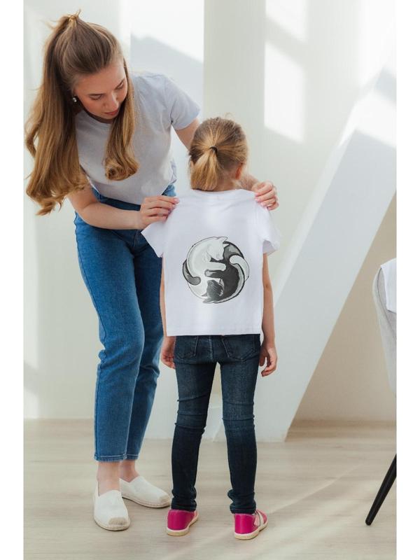 Термотрансфер «Коты Инь-Ян», 18,6 × 18 см