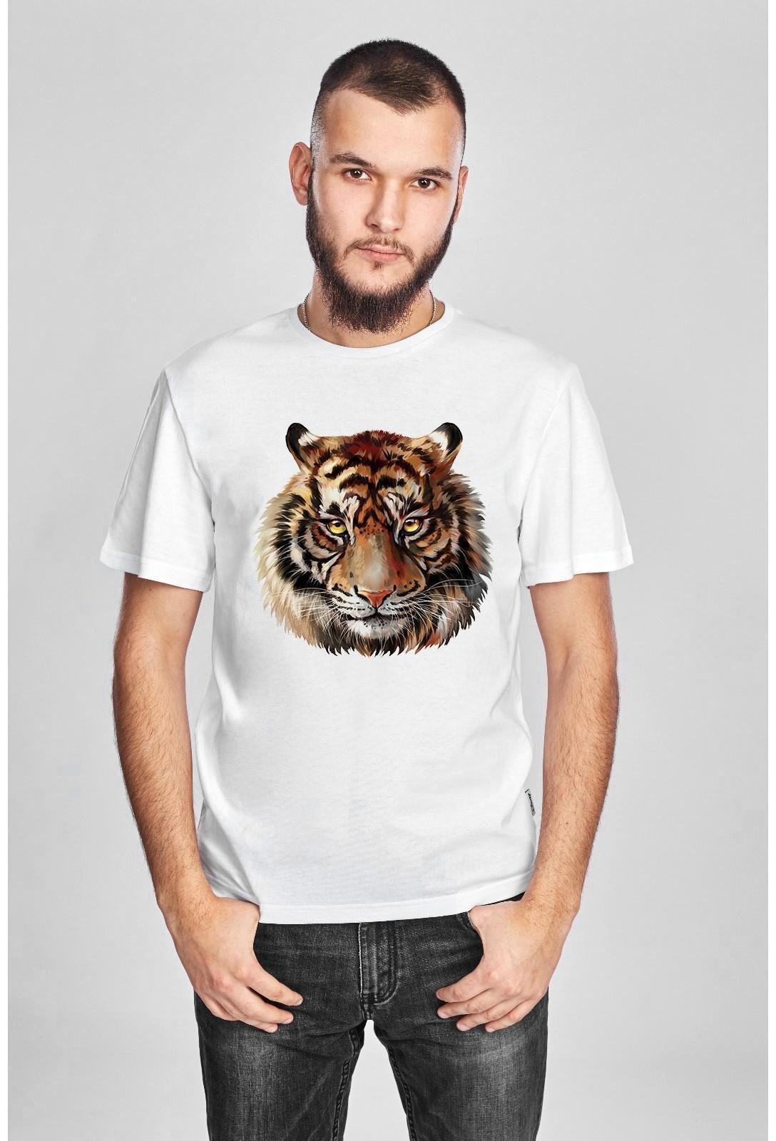 Термотрансфер «Тигр акварельный», 19,4 × 18,9 см