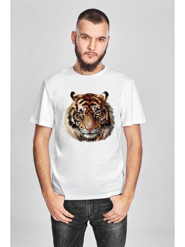 Термотрансфер «Тигр акварельный», 19,4 × 18,9 см