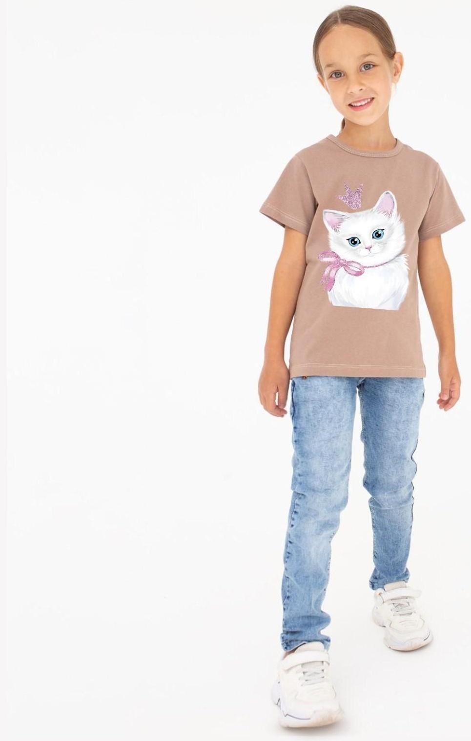 Термотрансфер с блёстками «Кошка принцесса», 15 × 20 см