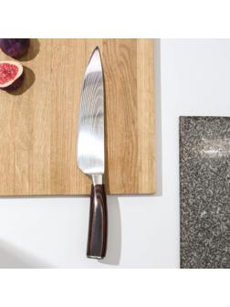 Нож Veral, шеф, 20,5 см, дамасская сталь