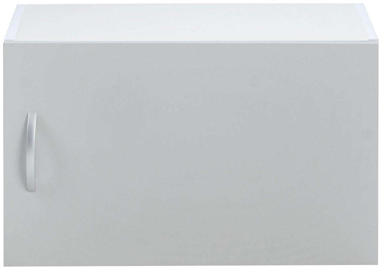Шкаф навесной Мальма 600х300х360 Светло-серый/Белый