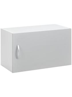 Шкаф навесной Мальма 600х300х360 Светло-серый/Белый