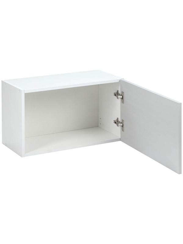 Шкаф навесной Мальма 600х300х360 Светло-серый/Белый