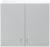 Шкаф навесной Мальма 800х300х720 Светло-серый/Белый