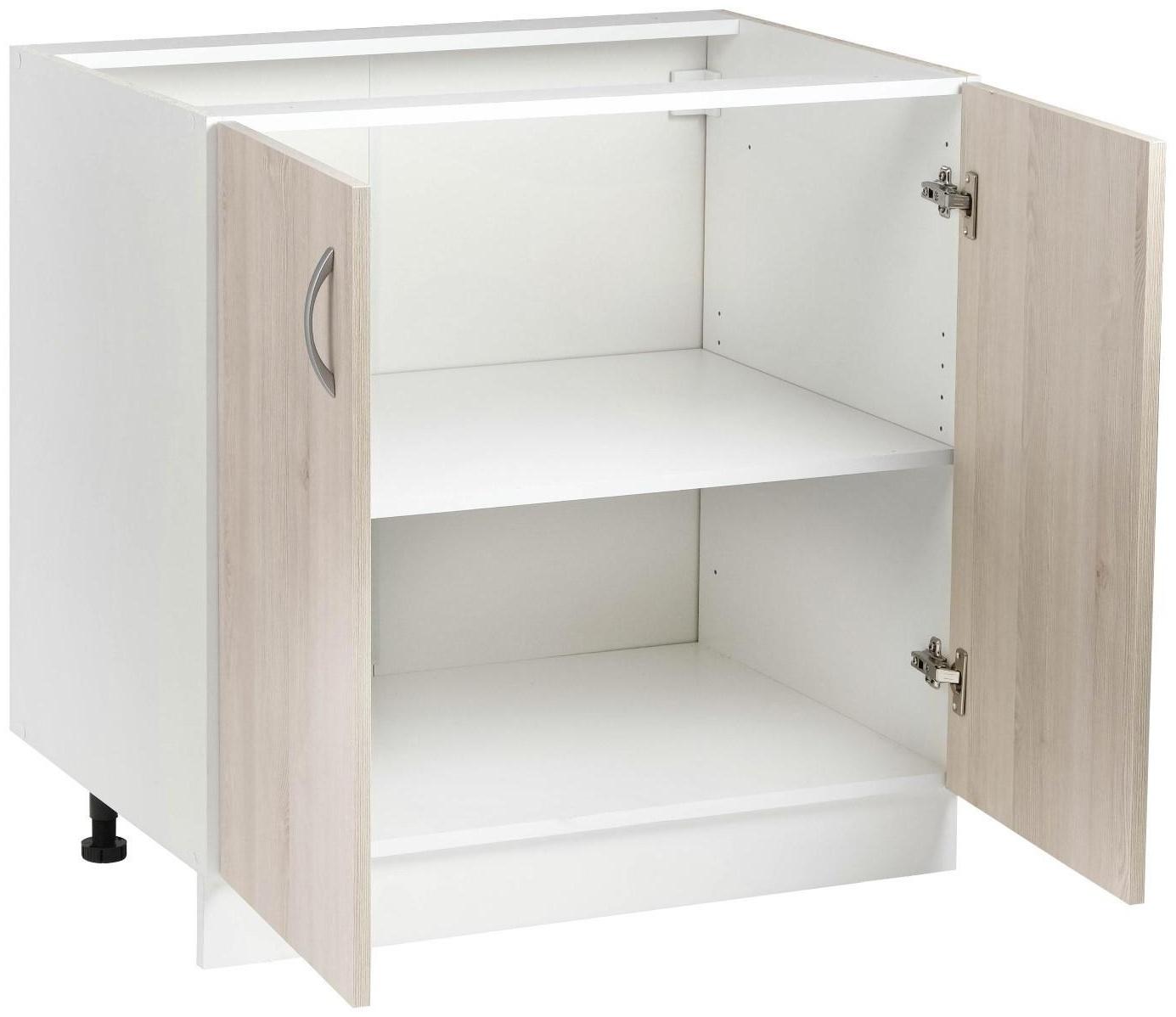 Шкаф напольный Комфорт 800х580х820 Сосна Аланд/Белый