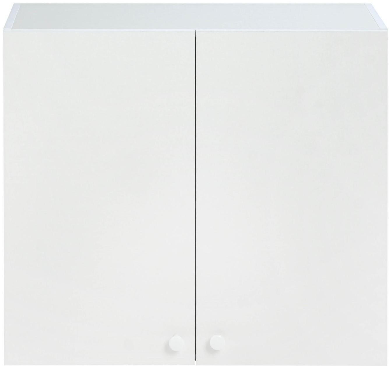 Шкаф навесной Гамма 800х300х720 Белый/Белый