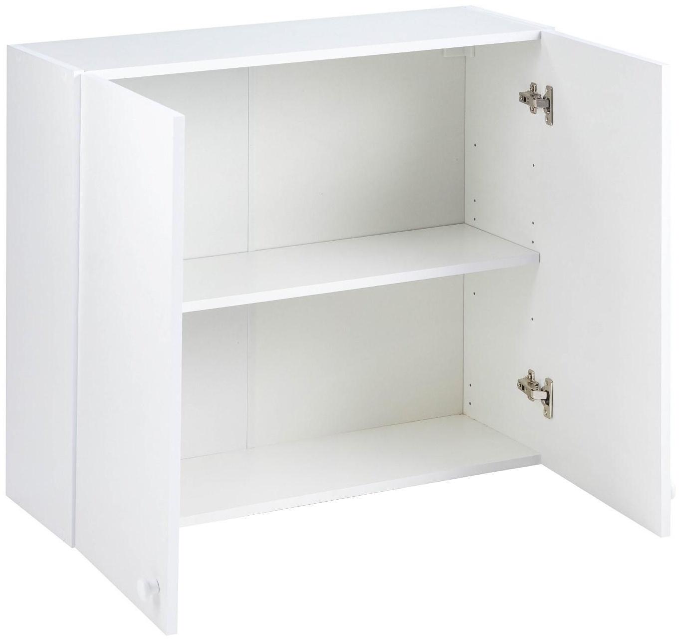 Шкаф навесной Гамма 800х300х720 Белый/Белый