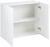 Шкаф навесной Гамма 800х300х720 Белый/Белый