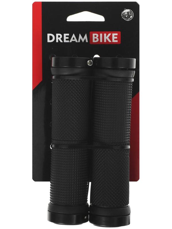 Грипсы Dream Bike 130 мм, lock on, 2 шт., посадочный диаметр 22,2 мм, цвет чёрный