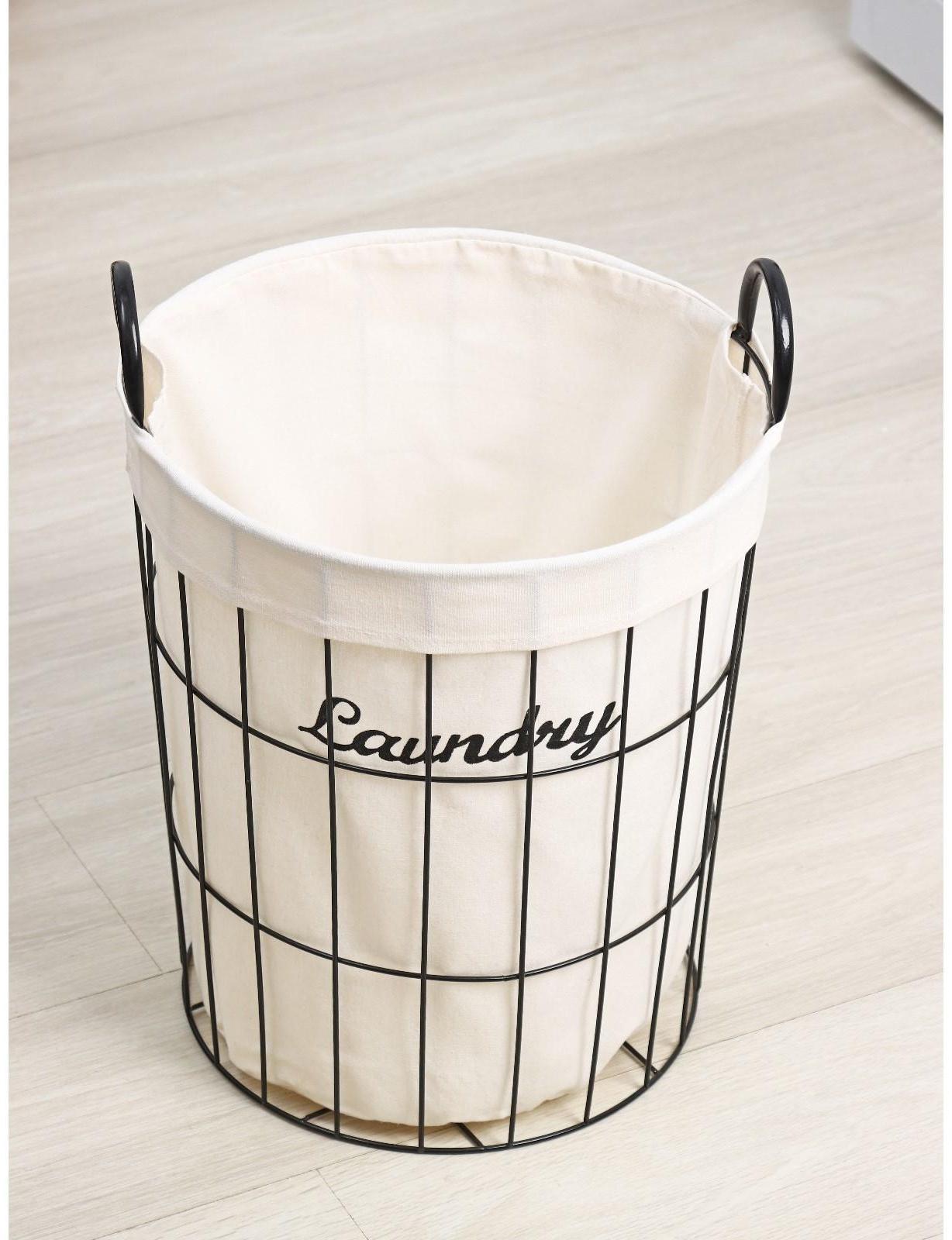 Корзина для белья круглая Доляна «Лофт», 35×40 см
