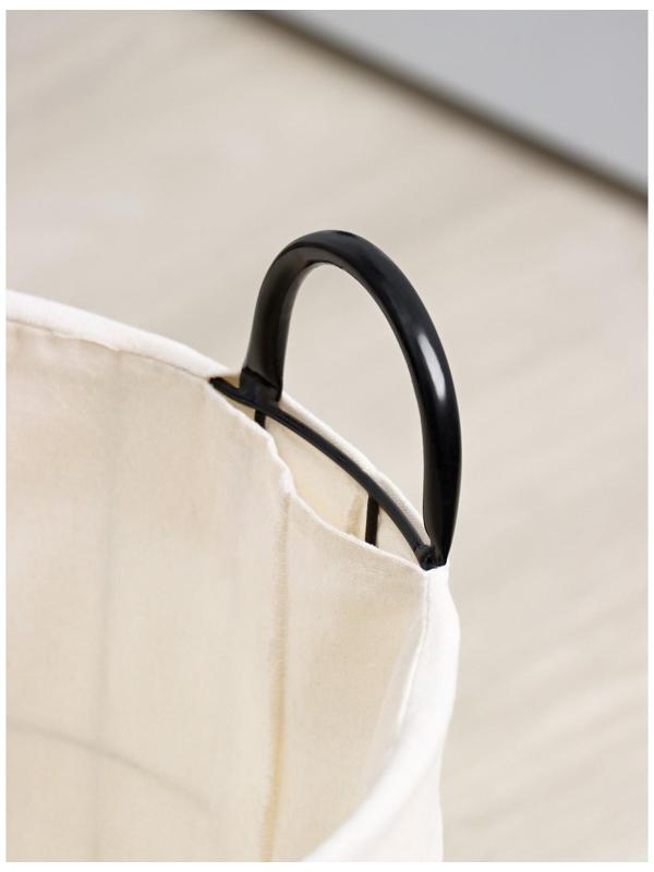 Корзина для белья круглая Доляна «Лофт», 35×40 см