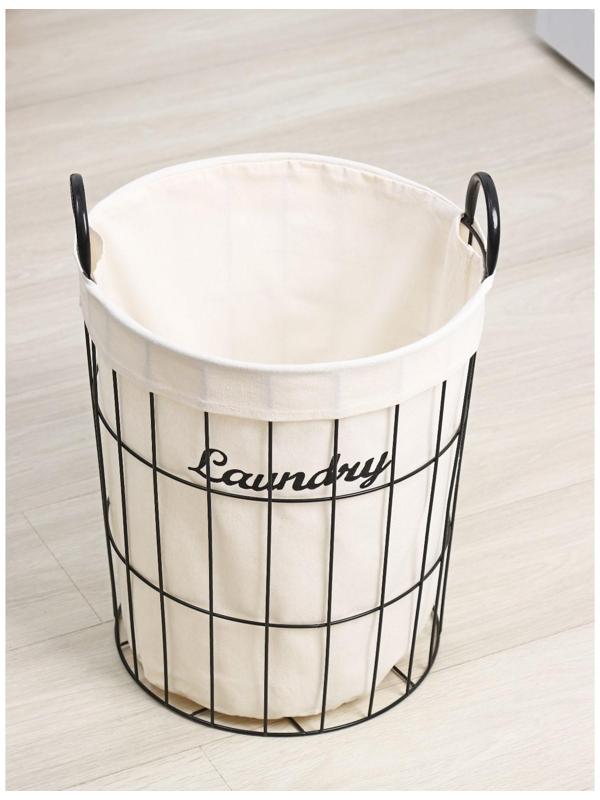 Корзина для белья круглая Доляна «Лофт», 35×40 см