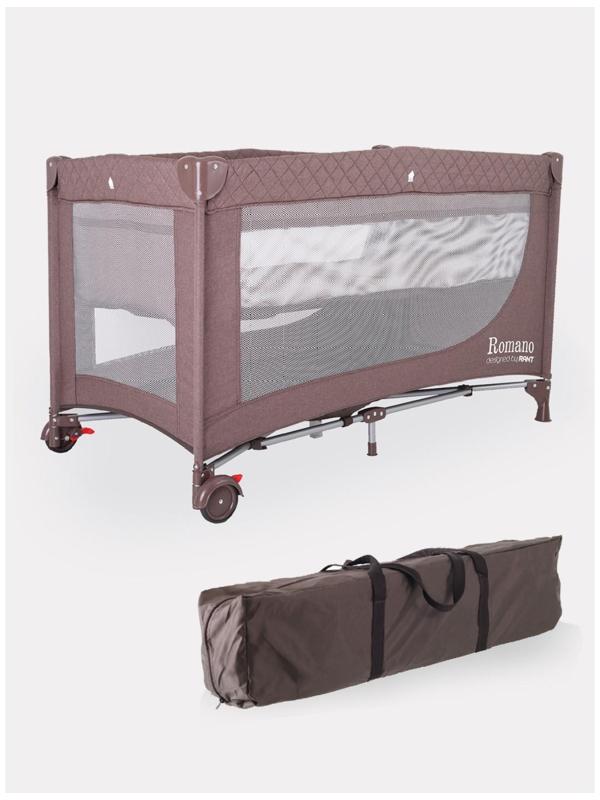 Манеж детский Rant Romano, цвет коричневый
