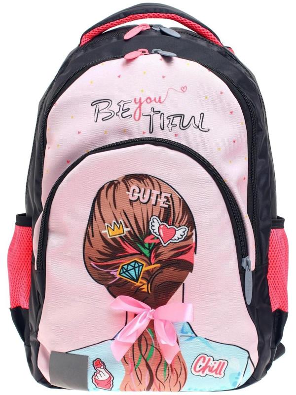 Рюкзак молодёжный, 44 х 30 х 17 см, эргономичная спинка, Calligrata Р 