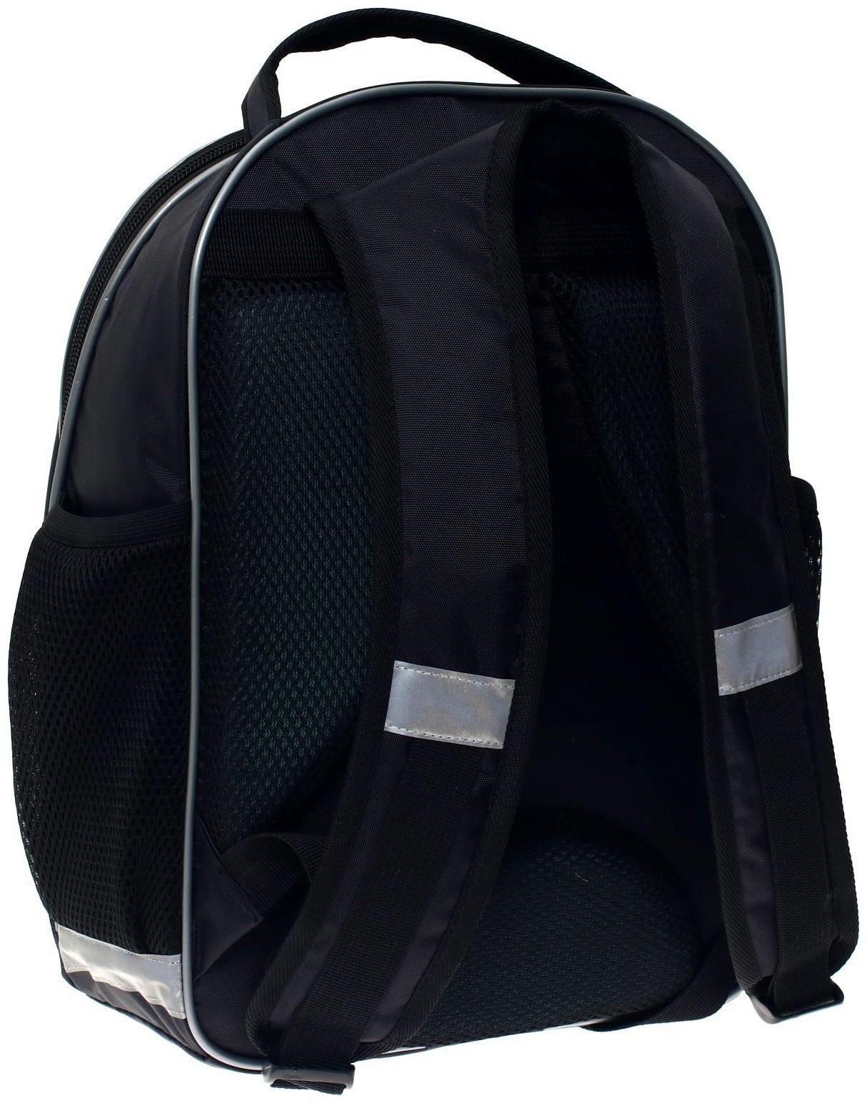 Рюкзак школьный, 37 х 27 х 16 см, эргономичная спинка, Calligrata Б 