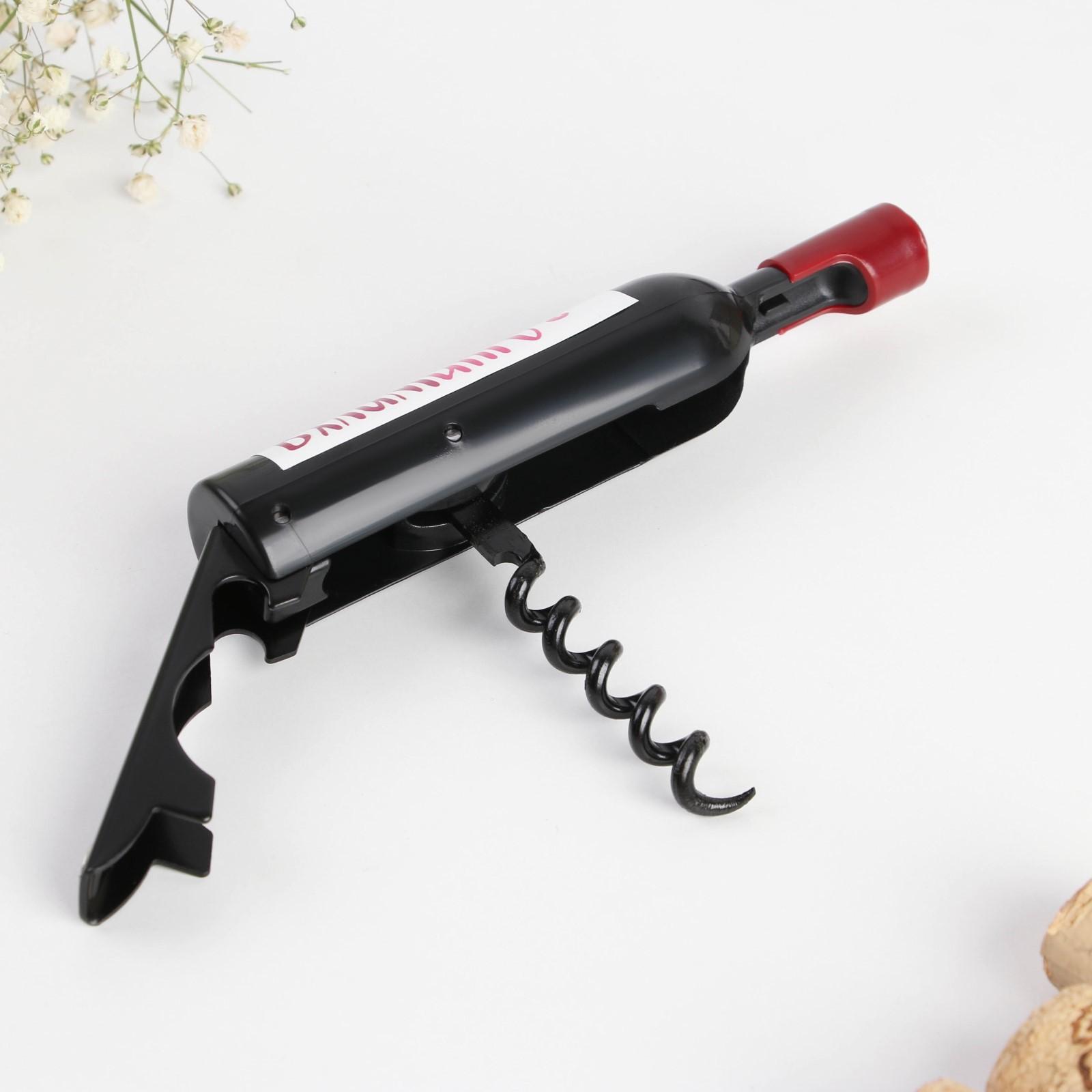 Штопор-бутылка «Вхламинго» 10,5 х 2,5 см