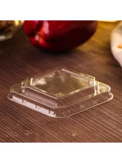 Крышка на стакан-креманка «Фреш», ПР-СТ-80×120, цвет прозрачный