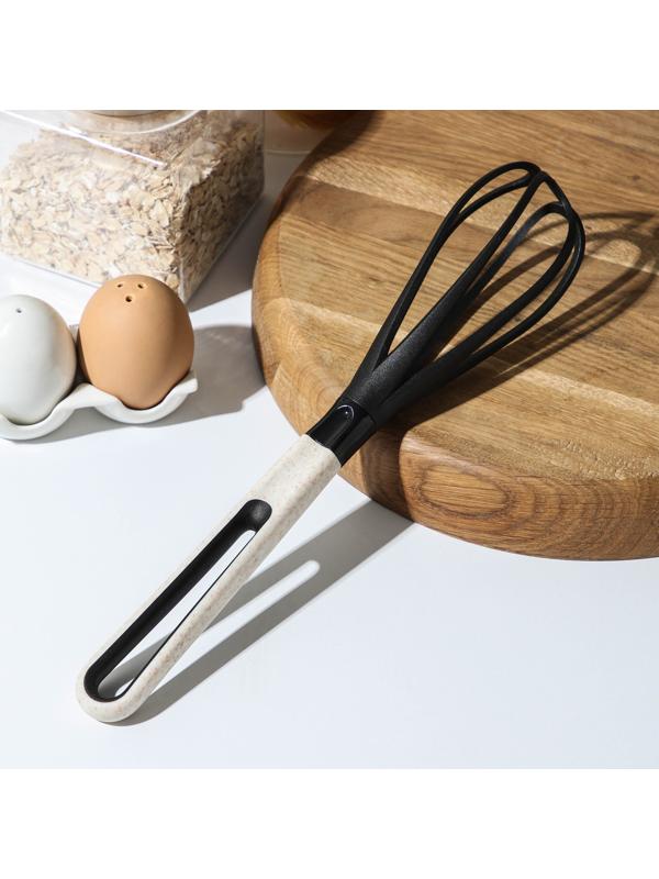 Венчик кулинарный Доляна Pronto, цвет белый, чёрный