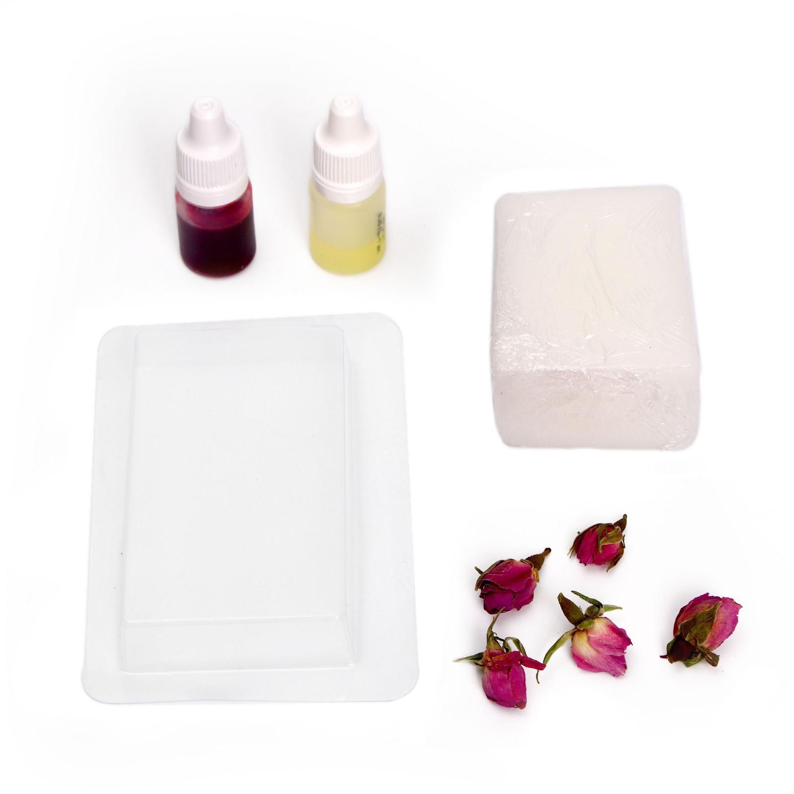 Набор для творчества. Мыло своими руками с бутонами роз